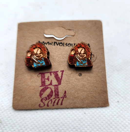 Chucky Stud / Post Earrings