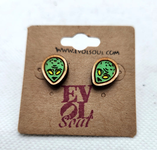 Alien Stud / Post Earrings