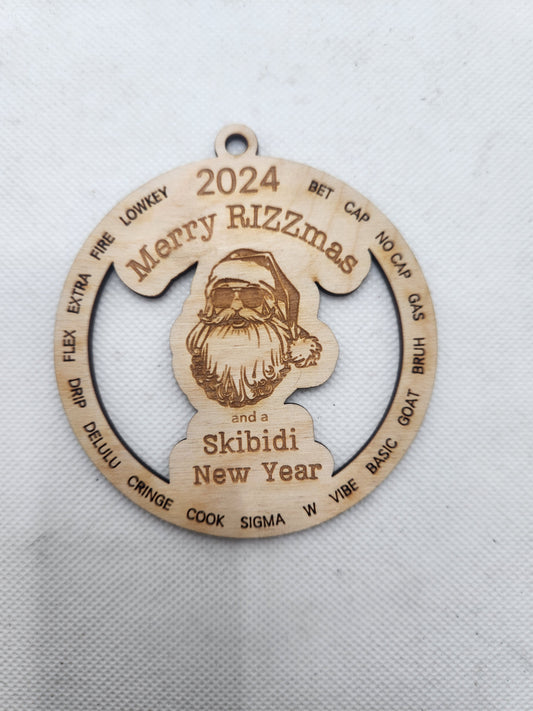 Merry RIZZmas 2024 Ornament