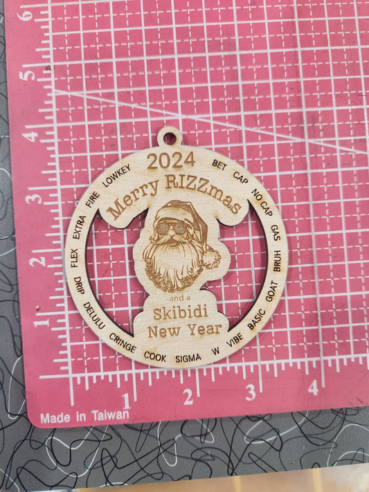 Merry RIZZmas 2024 Ornament