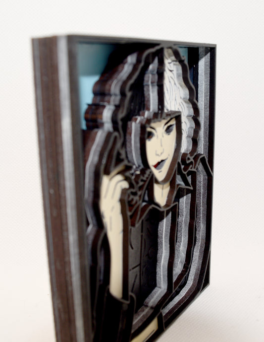 3-D Layered Cruella Artwork