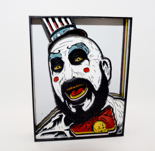 3-D Layered Captain Spaulding Wooden Art