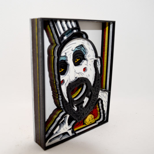 3-D Layered Captain Spaulding Wooden Art