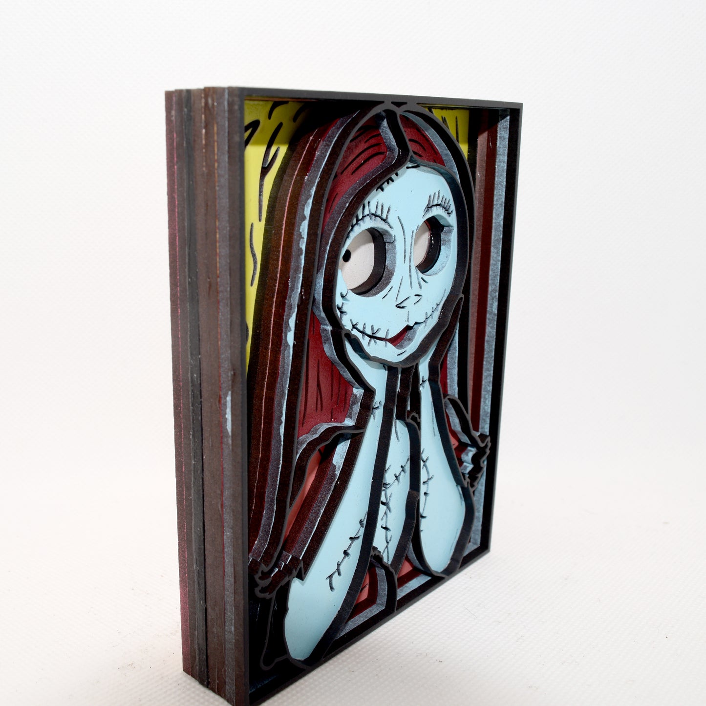 3-D Layered Sally Nightmare Before X-mas Wooden Art