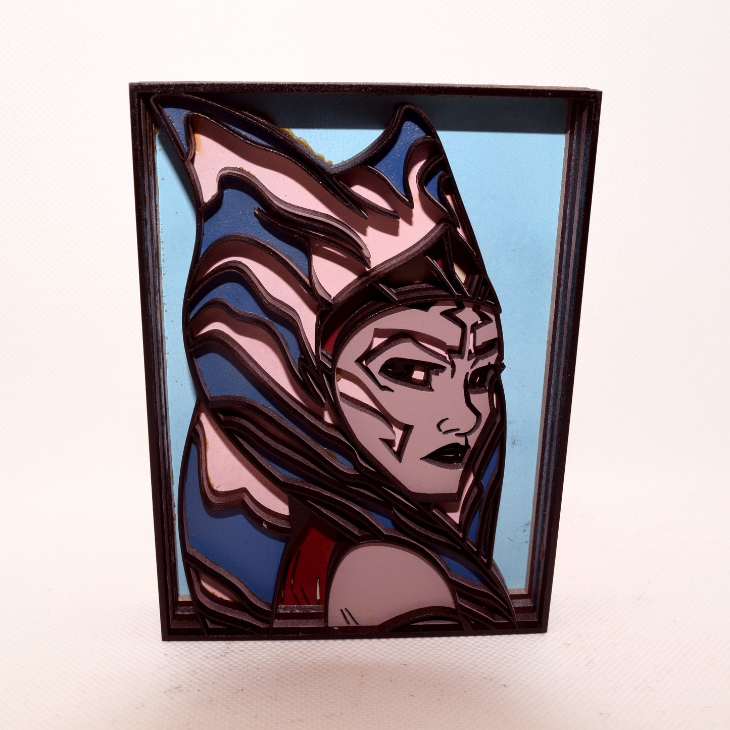 3-D Layered Ahsoka Tano Wooden Art