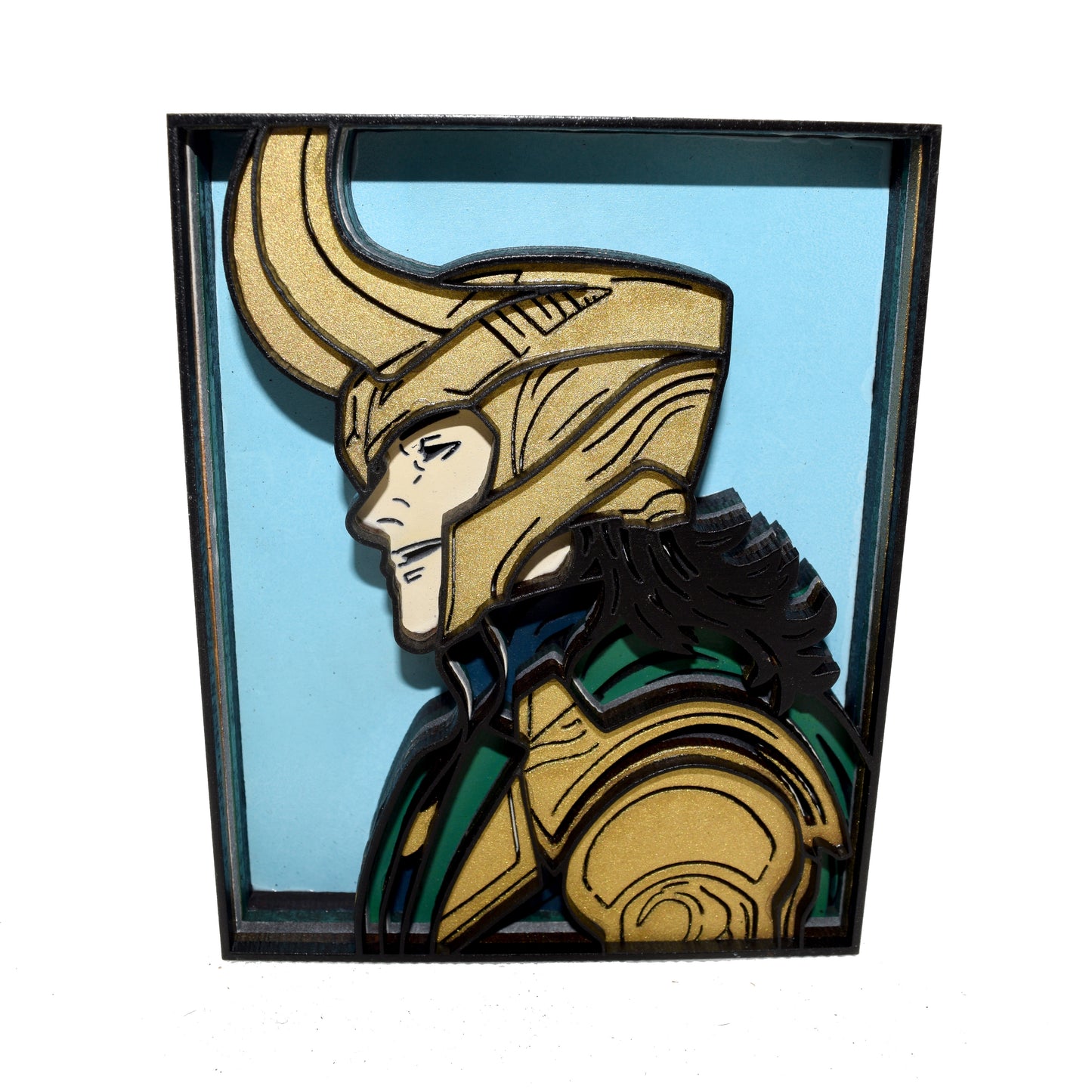 3-D Layered Loki Wooden Art