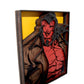 3-D Layered Hellboy Wooden Art