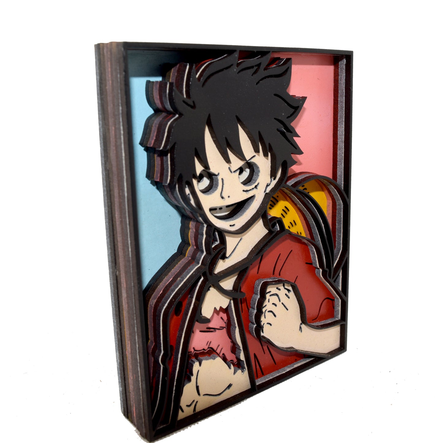 3-D Layered Luffy Wooden Art