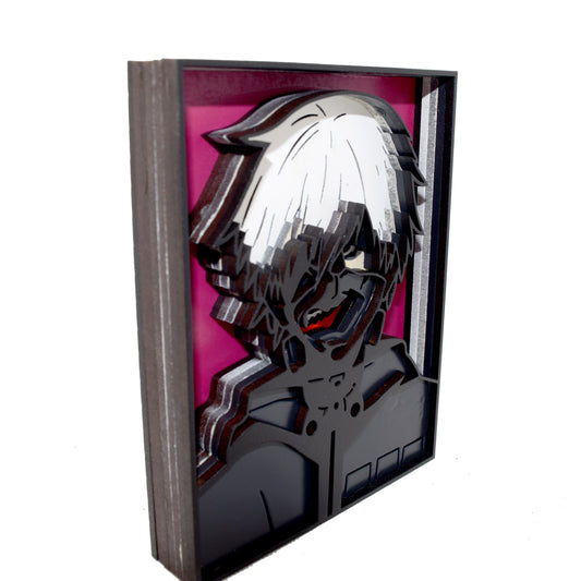 3-D Layered Tokyo Ghoul Wooden Art