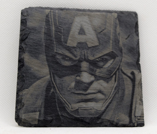 Captain America Slate Coaster