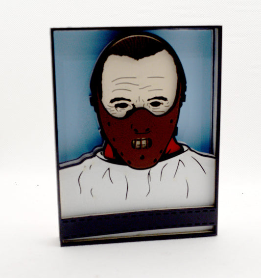 3-D Layered Hannibal Lecter Art