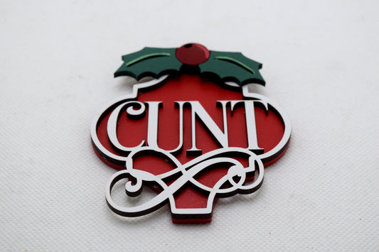 Cunt Fancy Arabesque Ornament