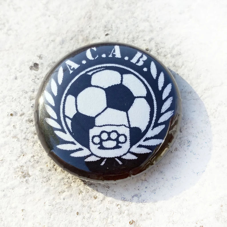 ACAB Soccer 1 inch button