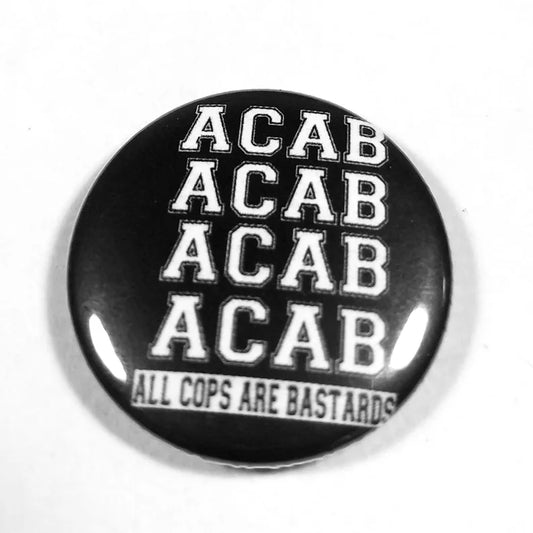 ACAB x4 1 inch button