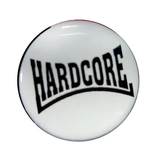 Hardcore Lonsdale Font 1 inch button