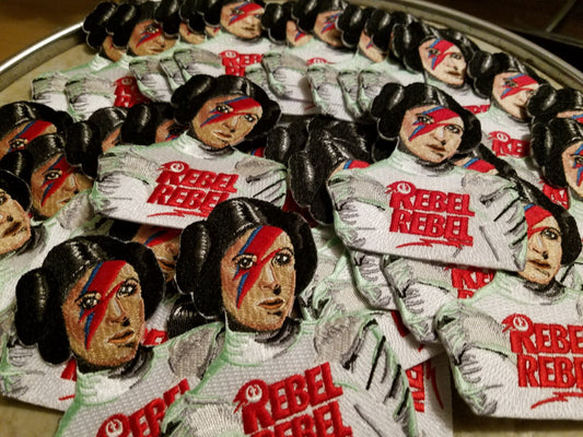 Rebel Rebel Princess Embroidered Patch