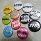 1000 Custom 1 inch Buttons
