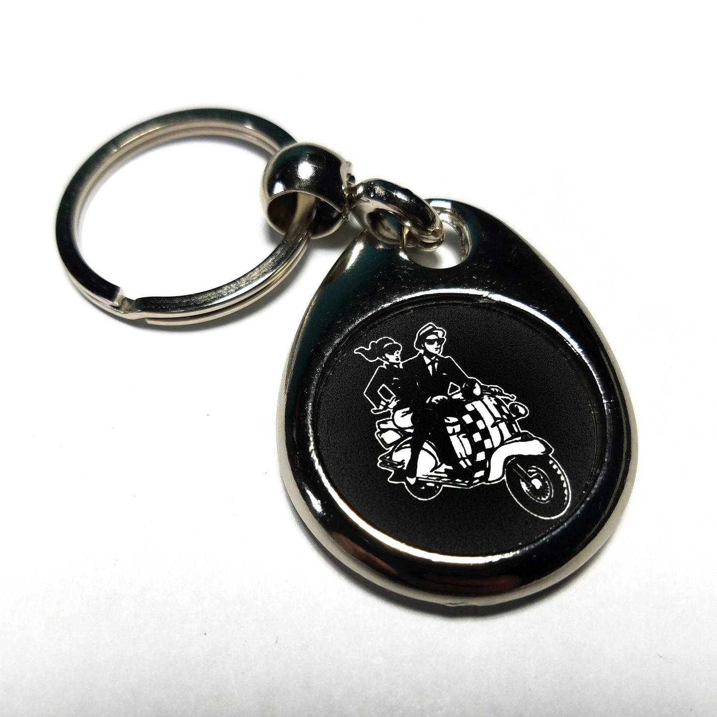 Scooter Boy Keychain