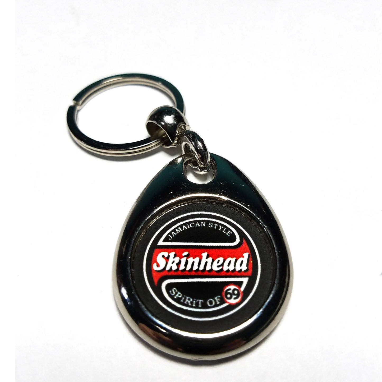 Jamaican Style Skinhead Keychain