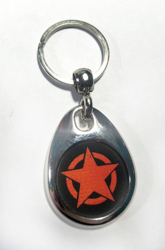 Red Star Keychain