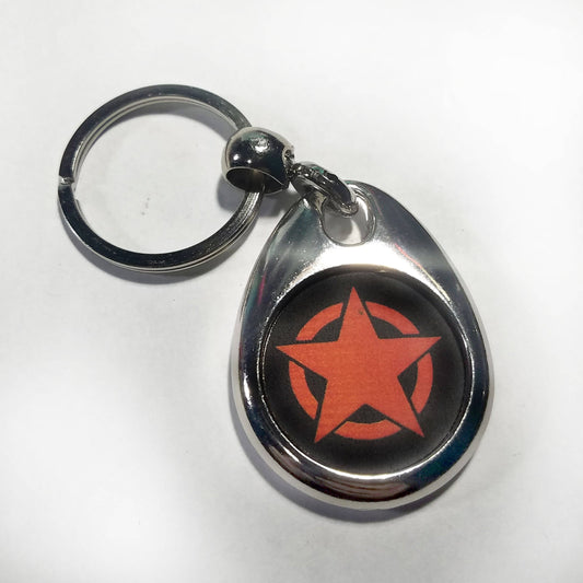 Red Star Keychain
