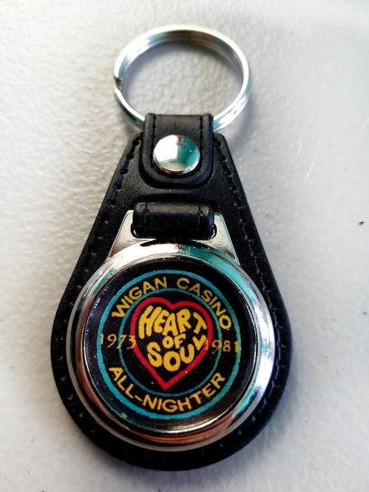 Wigan Casino Heart of Soul Keychain