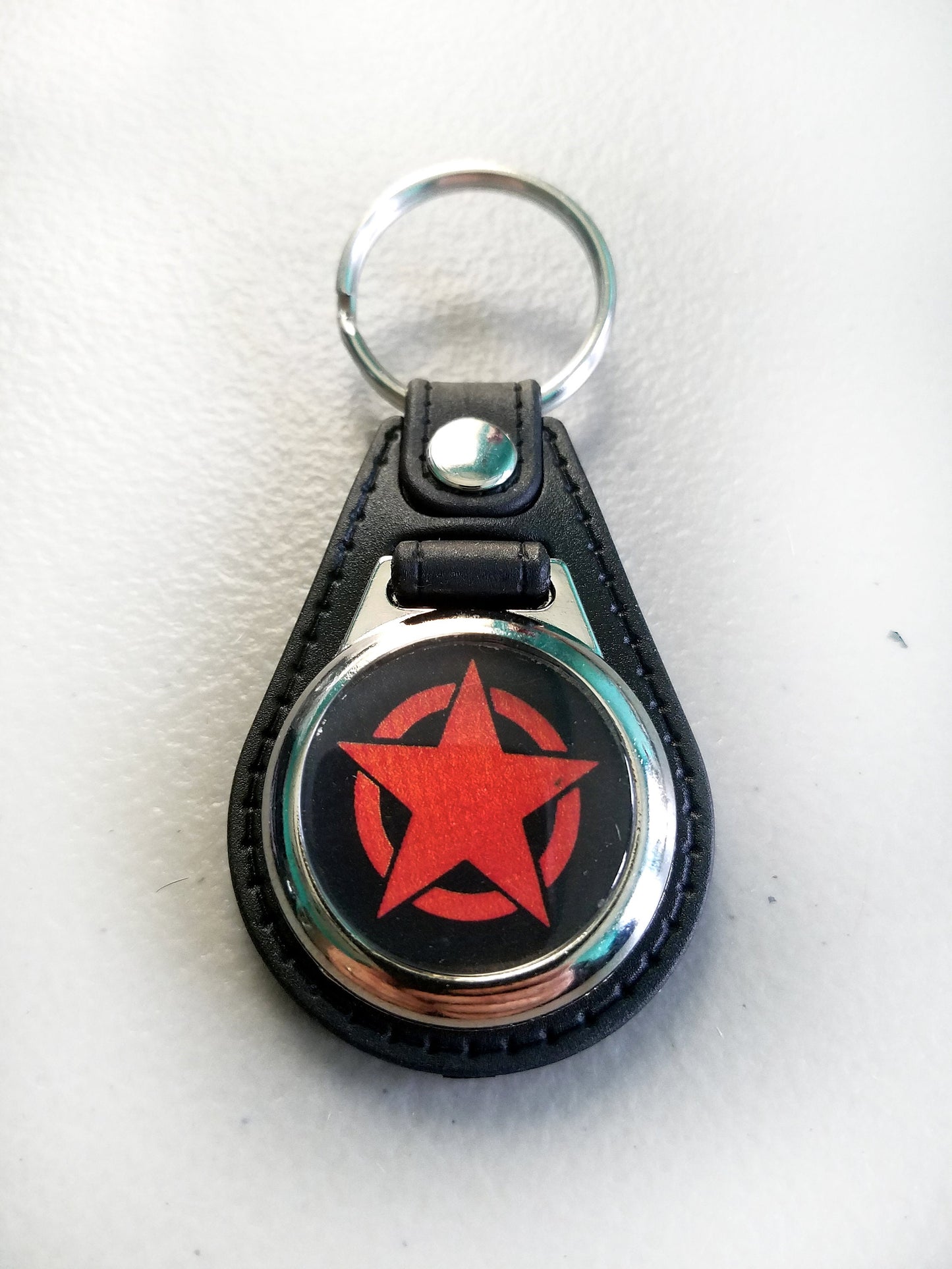 Red Star Keychain