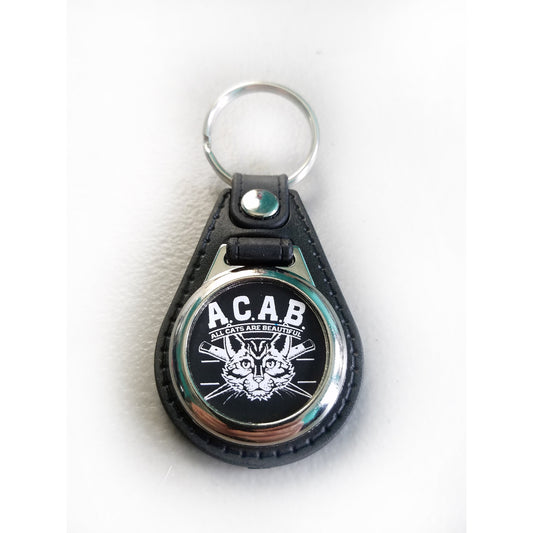 All Cats Are Beautiful Keychain