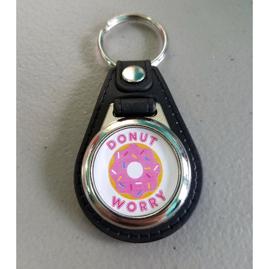 Donut Worry Keychain