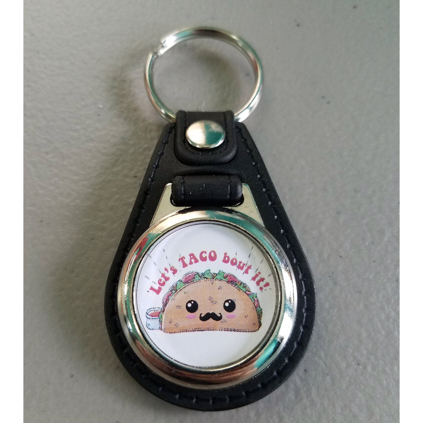 Let's Taco Bout It Keychain