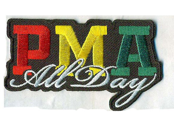 PMA All Day Embroidered Patch
