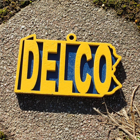 Delco PA Christmas Ornament