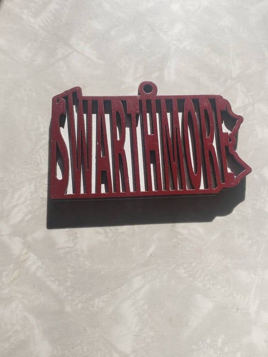 Swarthmore PA Christmas Ornament