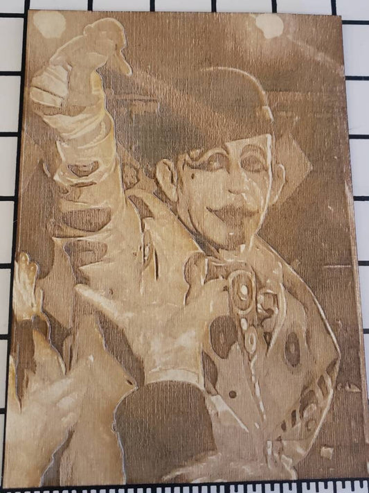 Monkey the Adicts #2 Photo 5x7 Engraved Wood