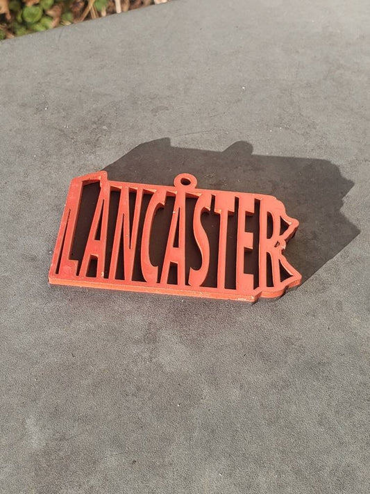 Lancaster PA Christmas Ornament