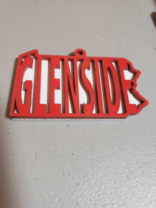 Glenside PA Christmas Ornament