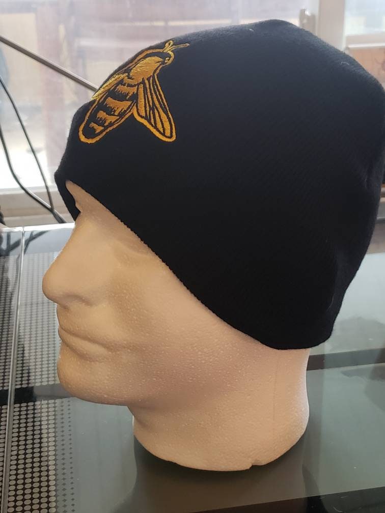 Embroidered Bee Beanie