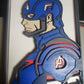 3-D Layered Captain America Wooden Art