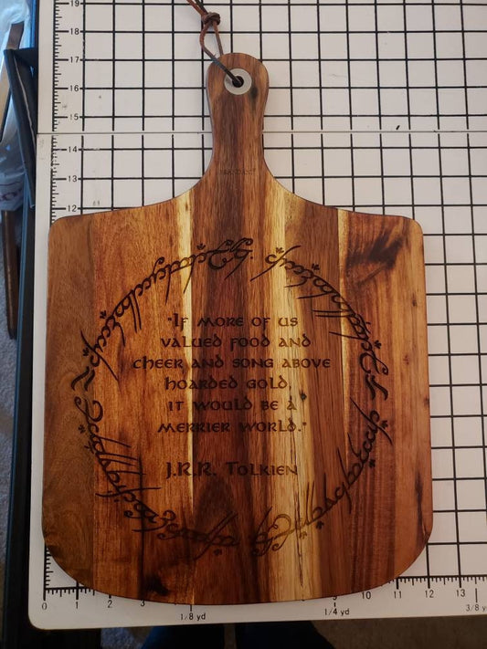 Lord Of The Rings Cutting Board