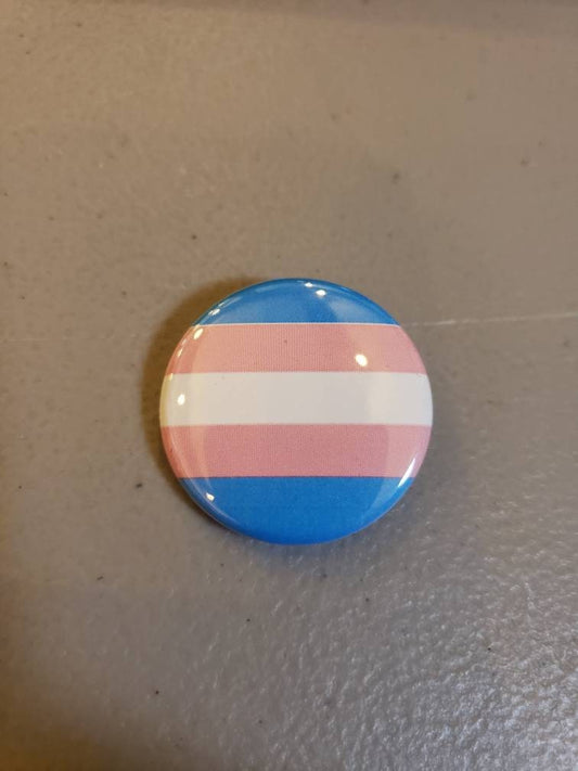 Trans Pride Flag Button 1.25 inch Button